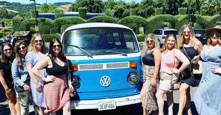 San Fransisco: Vintage VW Bus Wine Country Tour Small Group - Wine cave tour at a certified organic winery