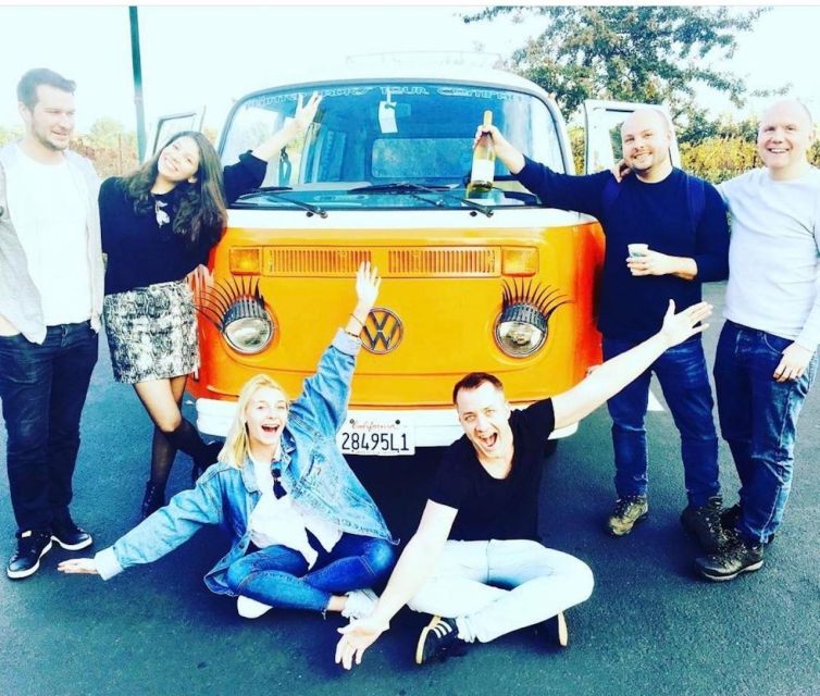 San Fransisco: Vintage VW Bus Wine Country Tour Small Group - Sonoma Valley tastings at three award-winning stops