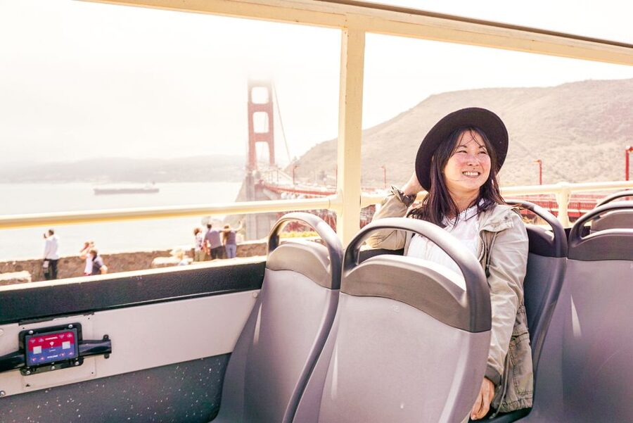 SF: Golden Gate Cruise & Hop-On Hop-Off Bus Tour (Save 15%) - Haight-Ashbury and Golden Gate Park, two very different vibes