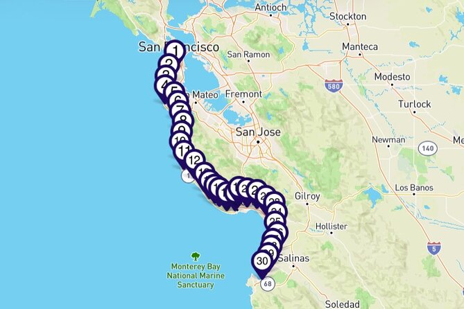 Smartphone Audio Driving Tour between San Francisco & Monterey - Why smartphone audio is such a smart way to do SF to Monterey