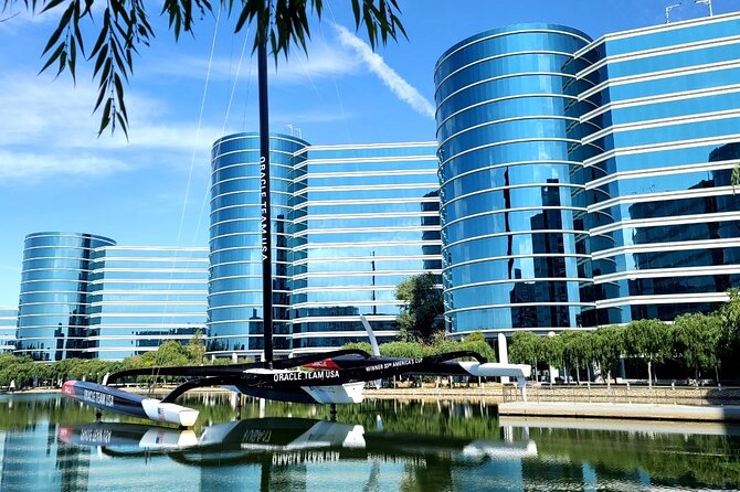 SUV Tour To Silicon Valley Including Stanford Walking Tour - Oracle Headquarters in Redwood City: Emerald City energy and the Trimaran