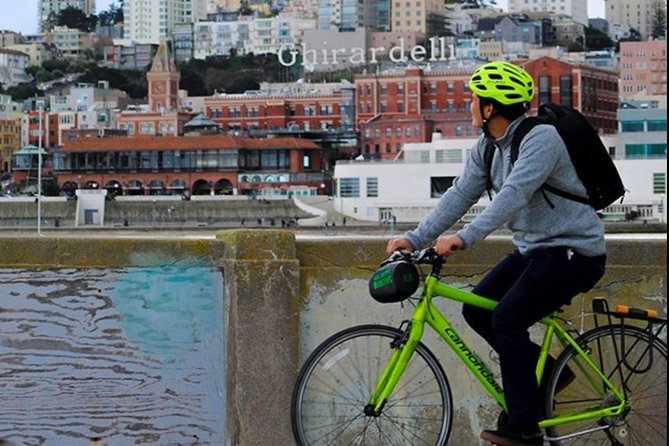 The Best of San Francisco eBike Tour - Golden Gate Park Panhandle, riding under tall trees