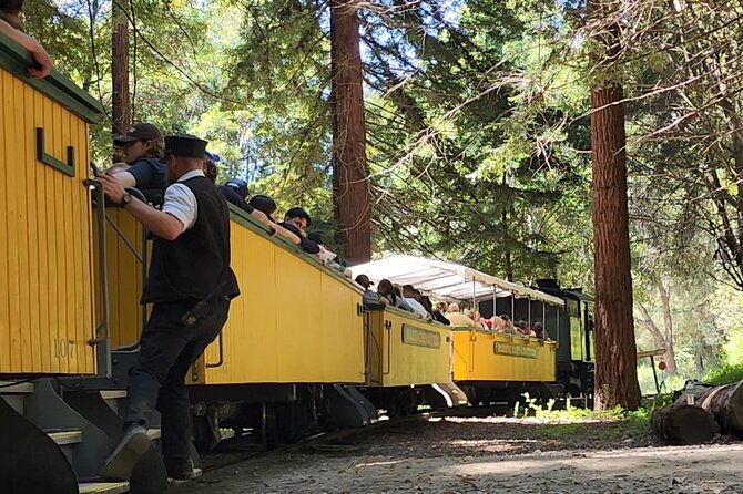 Train Ride Adventure through Mother Natures Giant Redwoods Park - Powell Street pickup and the Highway 1 kickoff