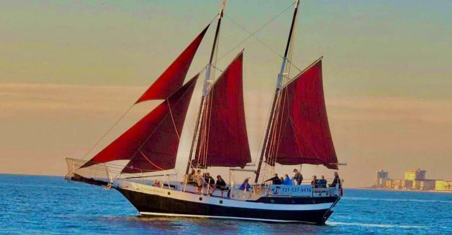 Treasure Island, FL: Suncoast Sailing Day & Sunset Cruise - The schooner experience: wind in your hair and calm sailing comfort
