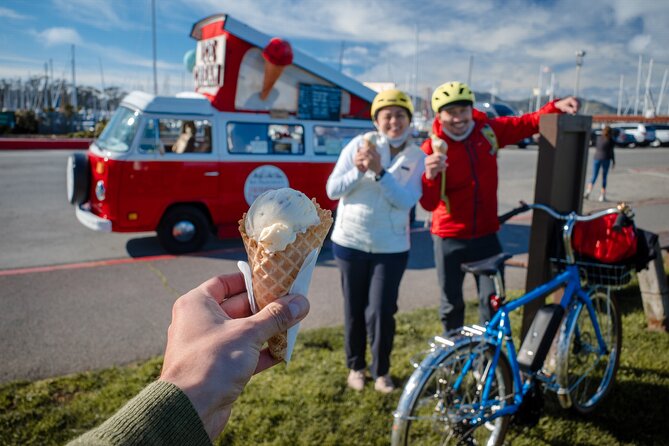 Ultimate Electric SF Bike Tour- food, icons & local hidden gems - Painted Ladies at Alamo Square, with extra grand house views