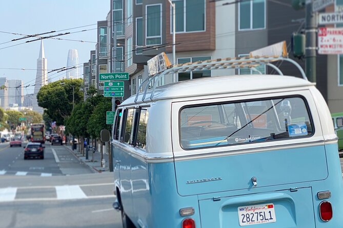 Vantigo - The Original San Francisco 4 Hour VW Bus Private Tour - A red Volkswagen makes San Francisco feel like your pace