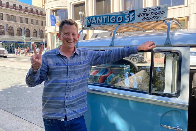 Vantigo - The Original San Francisco VW Bus Tour - The Coit Tower, Palace of Fine Arts, and Golden Gate Stretch