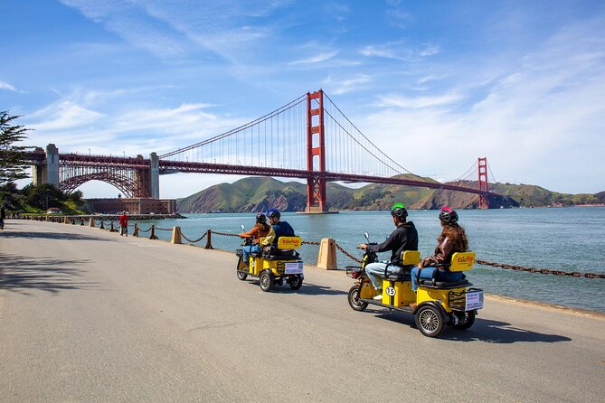 Wharf to Golden Gate Bridge - GoRide Electric Scooter Rentals - From Umbrella Alley to Bridge Views, the Ride Makes It Easy